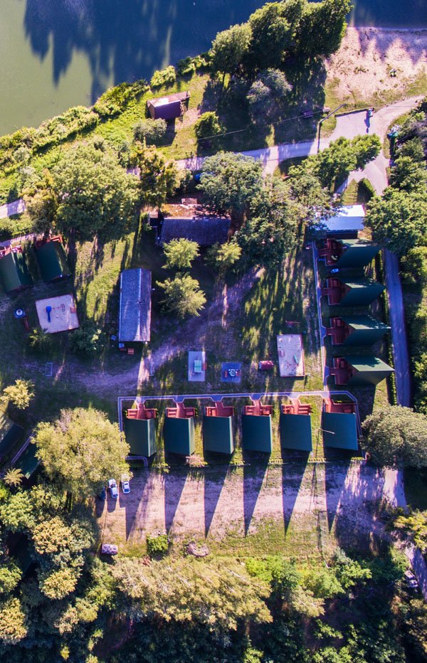 Ośrodek GRZYBEK z lotu ptaka